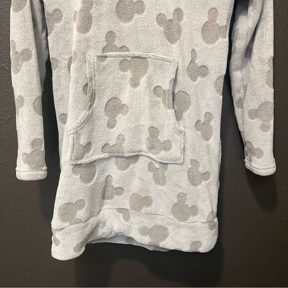 Disney Womens Mickey Mouse Fleece Lounge Hoodie Grey Small - Picture 9 of 14